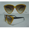 Óculos de sol polarizados de acetato e metal de moda P01090